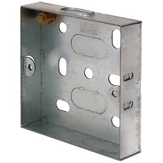 Image of LAP 1-Gang Galvanised Steel Installation Boxes 16mm 10 Pack 