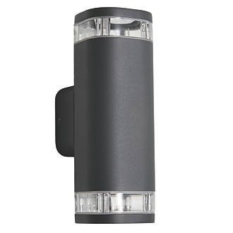 Image of Zinc EOS Outdoor Up & Down Wall Light Anthracite 