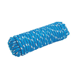 Image of Braided Rope Blue / White 12mm x 20m 
