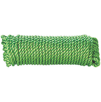 Image of Diall Twisted Rope Green 10mm x 15m 