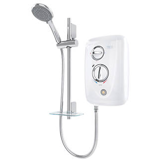 Image of Triton T80 Easi-Fit+ White / Chrome 8.5kW Thermostatic Electric Shower 
