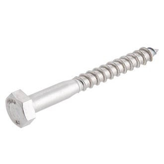 Image of Easydrive Hex Bolt Self-Tapping Coach Screws 8mm x 70mm 10 Pack 