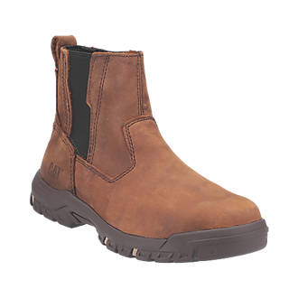 Image of CAT Abbey Womens Safety Dealer Boots Butterscotch Size 6 