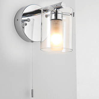 Image of Quay Design Ava LED Bathroom Wall Light Chrome 2.5W 200lm 