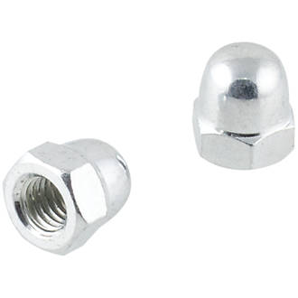 Image of Easyfix Carbon Steel Dome Nuts M8 100 Pack 