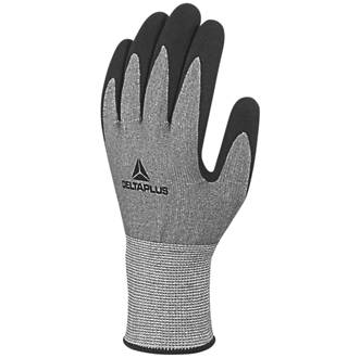 Image of Delta Plus Venicut F01 Xtreme Cut Gloves Grey / Black Large 