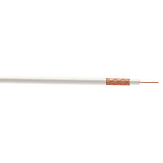 Image of Time GT100 White 1-Core Round Coaxial Cable 100m Drum 