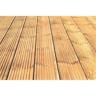 Image of Forest Patio Decking Kit 2.4m x 0.12m x 28mm 50 Pack 