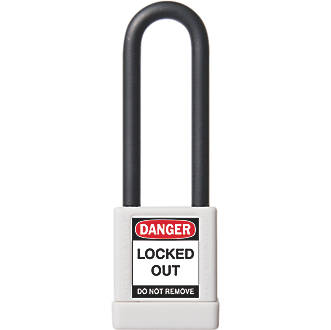 Image of Abus Aluminium Keyed-Alike Lock-Off Padlock White 19 x 75mm 
