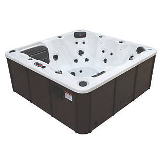 Image of Canadian Spa Company KH-10159 35-Jet Square 6 Person Acrylic Hot Tub 1.99m x 1.99m 