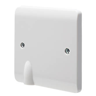 Image of Crabtree Instinct 20A Unswitched Flex Outlet Plate White 