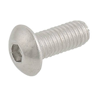 Image of Easyfix Button Head Socket Screws A2 Stainless Steel M5 x 12mm 50 Pack 