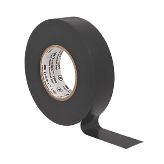 Image of 3M Temflex Insulating Tape Black 25m x 19mm 