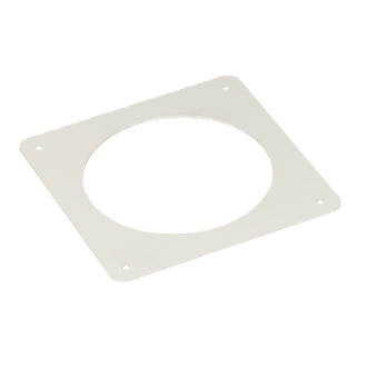 Image of Manrose Round Wall Plate White 120mm 
