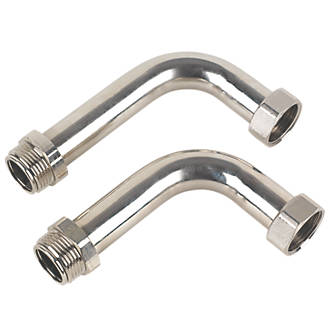 Image of JG Speedfit Manifold Connector Chrome 2 Pack 