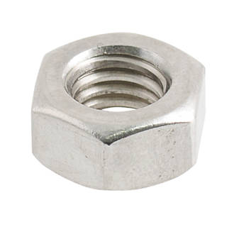Image of Easyfix A2 Stainless Steel Hex Nuts M4 100 Pack 