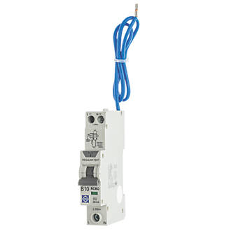 Image of Lewden 10A 30mA 1+N Type B Compact RCBO 