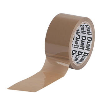 Image of Diall Packaging Tape Brown 50m x 50mm 