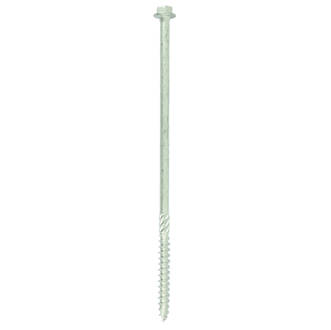 Image of Timco In-Dex 8200INH Flanged Hex Index Timber Screws Silver Ruspert 8 x 200mm 10 Pack 