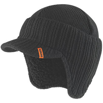 Image of Scruffs T50986 Peaked Hat Black 