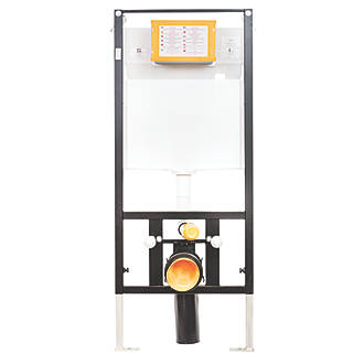 Image of Fluidmaster T Series T02 In-Wall Cistern & WC Frame 1025-1315mm 