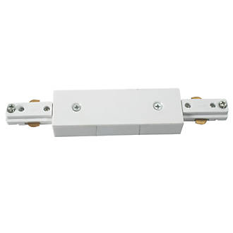 Image of Knightsbridge 1-Circuit Central Connector for Knightsbridge Track Lighting System White 