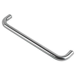 Image of Eurospec Fire Rated D Pull Handle Polished Stainless Steel 19mm x 319mm 