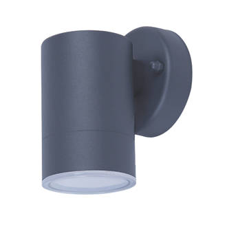 Image of LAP Outdoor LED Wall Light Down Projection Charcoal Grey 4.3W 380lm 