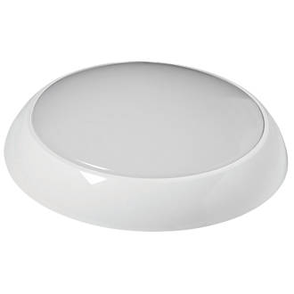 Image of Robus Golf Indoor & Outdoor Maintained or Non-Maintained Emergency Round LED Bulkhead with Battery Backup White 12.1W 830 / 910 / 900lm 