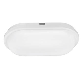 Image of Aurora Utilite Indoor & Outdoor Oval LED Bulkhead White 20W 1800lm 