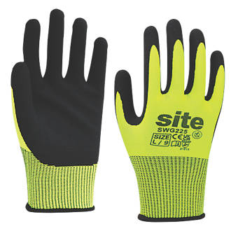Image of Site SWG225 Gloves Yellow/Black Large 