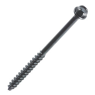 Image of FastenMaster TimberLok Hex Double-Countersunk Self-Drilling Structural Timber Screws 6.3mm x 100mm 12 Pack 
