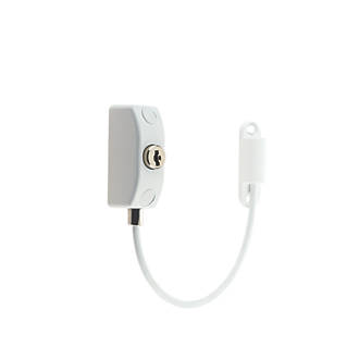 Image of Mila ProLinea Cable Window Restrictor White 100mm 