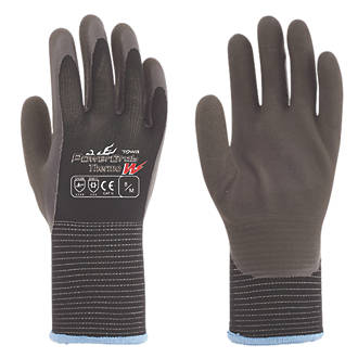 Image of Towa PowerGrab Thermal Grip Gloves Brown / Black Medium 