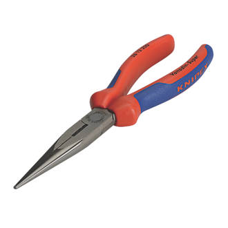 Image of Knipex Snipe Nose Side Cutting Pliers 8" 