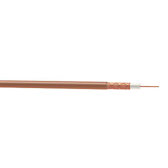 Image of Time GT100 Brown 1-Core Round Coaxial Cable 100m Drum 