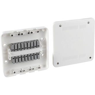 Image of Surewire SW2L-MF 16A 2-Way Pre-Wired Junction Box White 