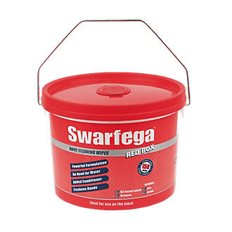 Image of Swarfega Box Wipes Red 150 Pack 