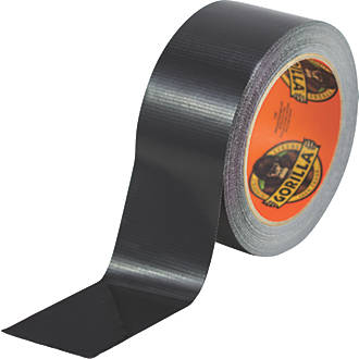 Image of Gorilla Glue Cloth Tape 48 Mesh Black 11m x 48mm 