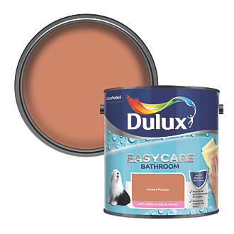 Image of Dulux Soft Sheen Bathroom Paint Frosted Papaya 2.5Ltr 