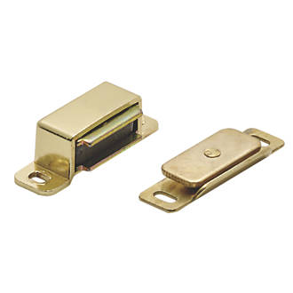 Image of Carlisle Brass Magnetic Catch Electro Brass 15mm x 14mm 