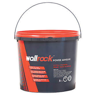 Image of Wallrock Power Ready-Mixed Wallpaper Adhesive 5 Roll Pack 