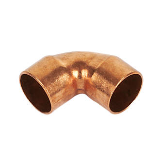 Image of Endex Copper End Feed Equal 90Â° Elbows 15mm 10 Pack 