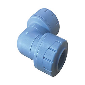 Image of PolyPlumb Plastic Push-Fit Equal 90Â° Elbow 10mm 