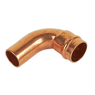 Image of Yorkshire Copper Solder Ring Equal 90Â° Street Elbow 15mm 