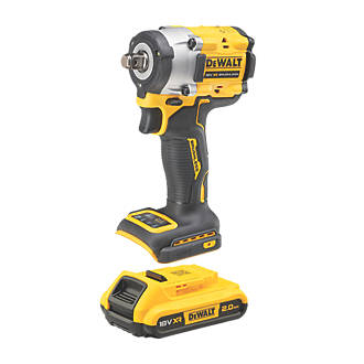 Image of DeWalt DCF921D2T-GB 18V 2 x 2.0Ah Li-Ion XR Brushless Cordless Compact Impact Wrench 
