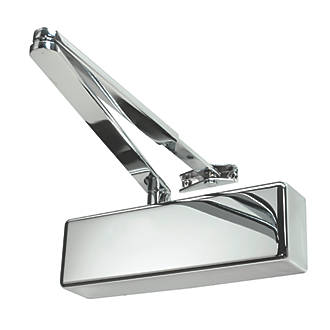 Image of Rutland TS.3204 Fire Rated Overhead Door Closer Polished Chrome 