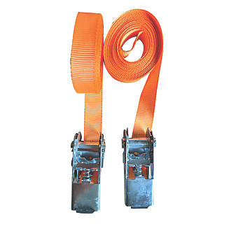 Image of Smith & Locke Endless Ratchet Tie-Down Strap 5m x 25mm 2 Pack 