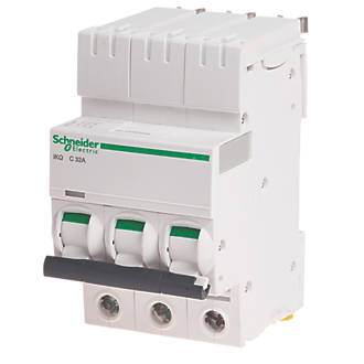Image of Schneider Electric IKQ 32A TP Type C 3-Phase MCB 