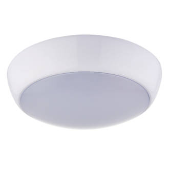 Image of LAP Amazon LED Bathroom Ceiling Light with Microwave Sensor Gloss White 16W 1200lm 
